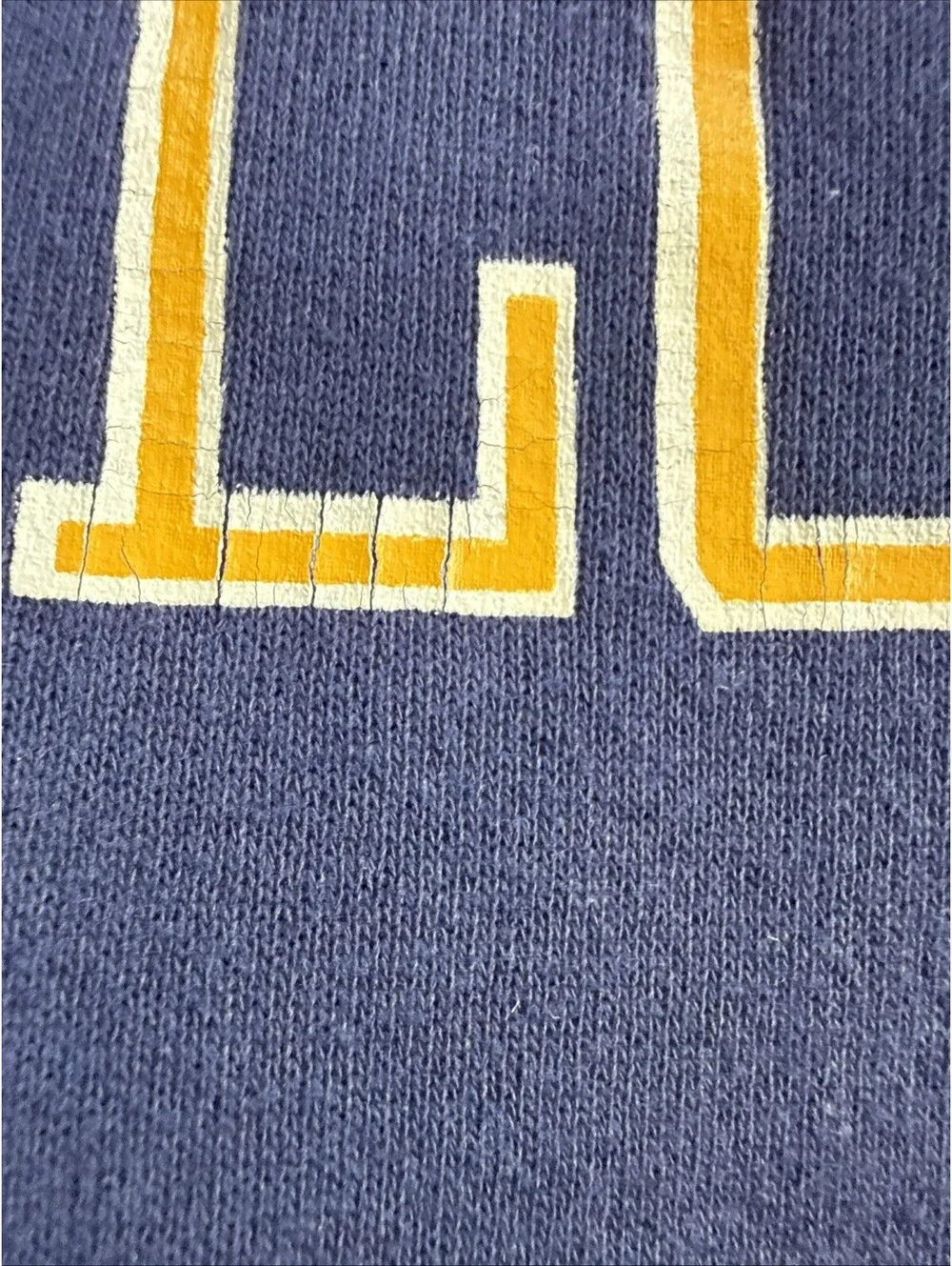 Vintage West Chester University Sweatshirt Men XL Blue Russell Crewneck 80s USA
